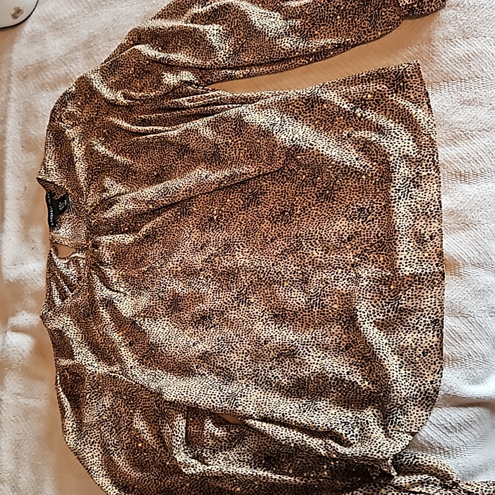 Leopard print blouse